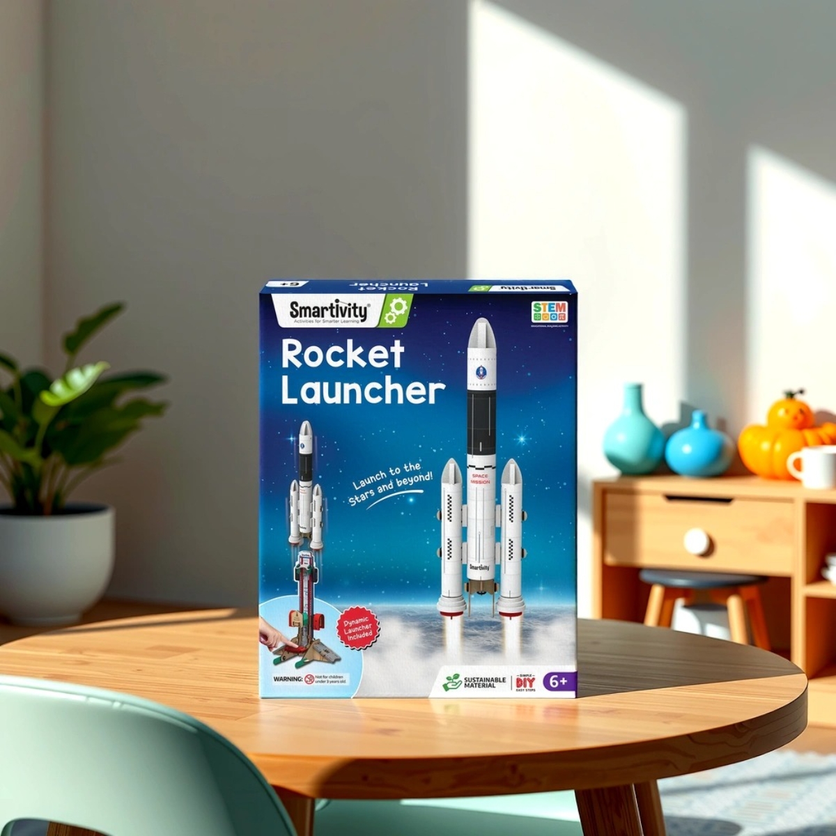 Smartivity Rocket Launcher Science Kit Unisex, 5-7 Years