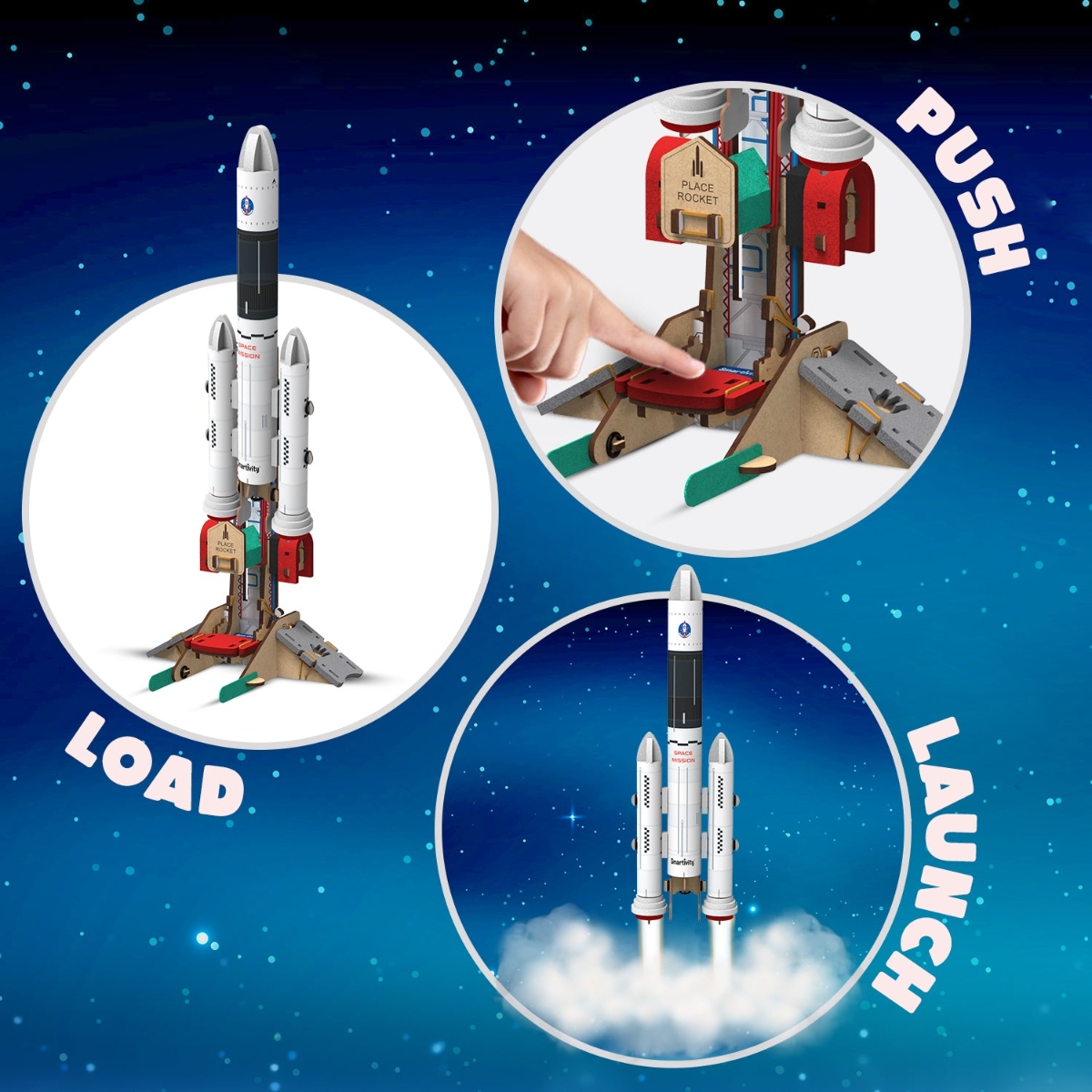 Smartivity Rocket Launcher Science Kit Unisex, 5-7 Years