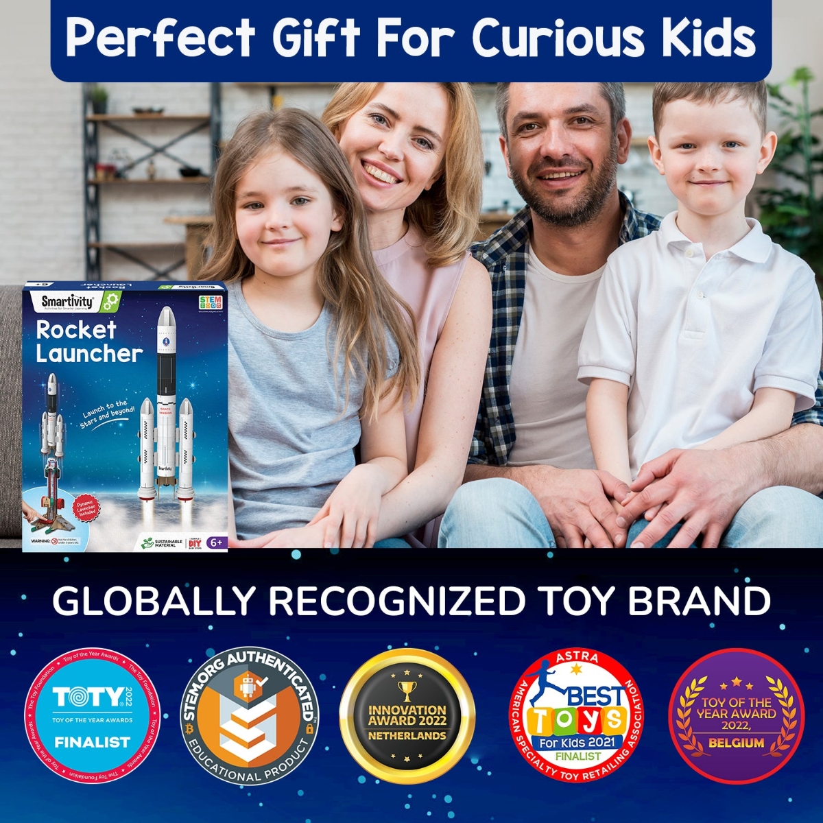 Smartivity Rocket Launcher Science Kit Unisex, 5-7 Years