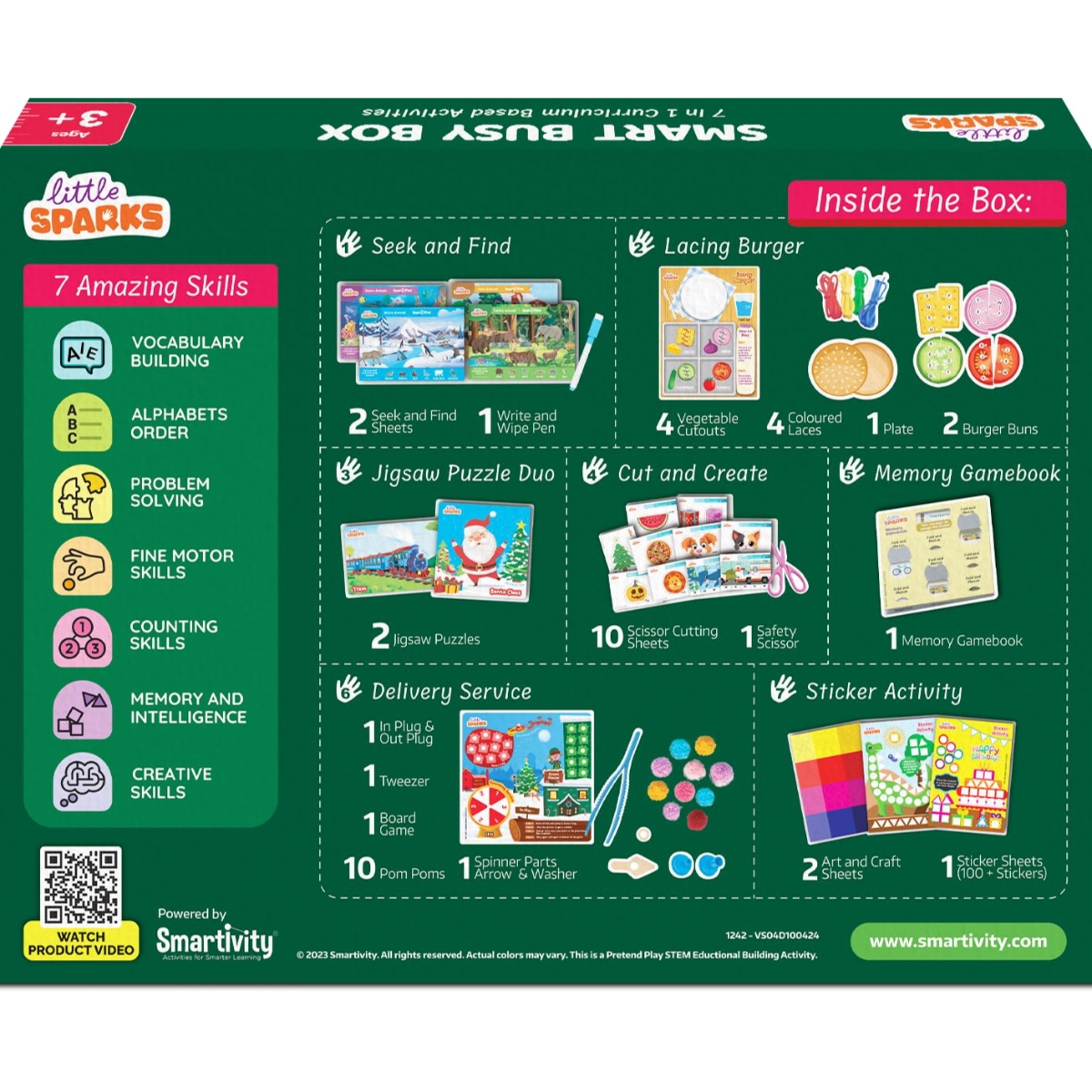 Smartivity Smart Busy Box Unisex, 3-4 Years