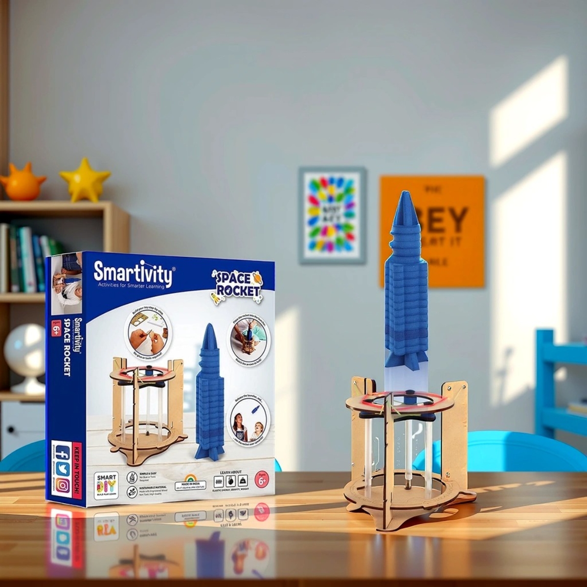 Smartivity Space Rocket Educational Toy Unisex, 5-7 Years