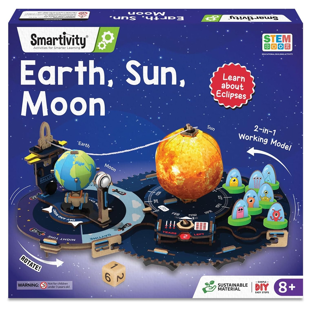 Smartivity Space Shooters Educational & Construction Based Activity Game Kit Unisex, 8-10 Years