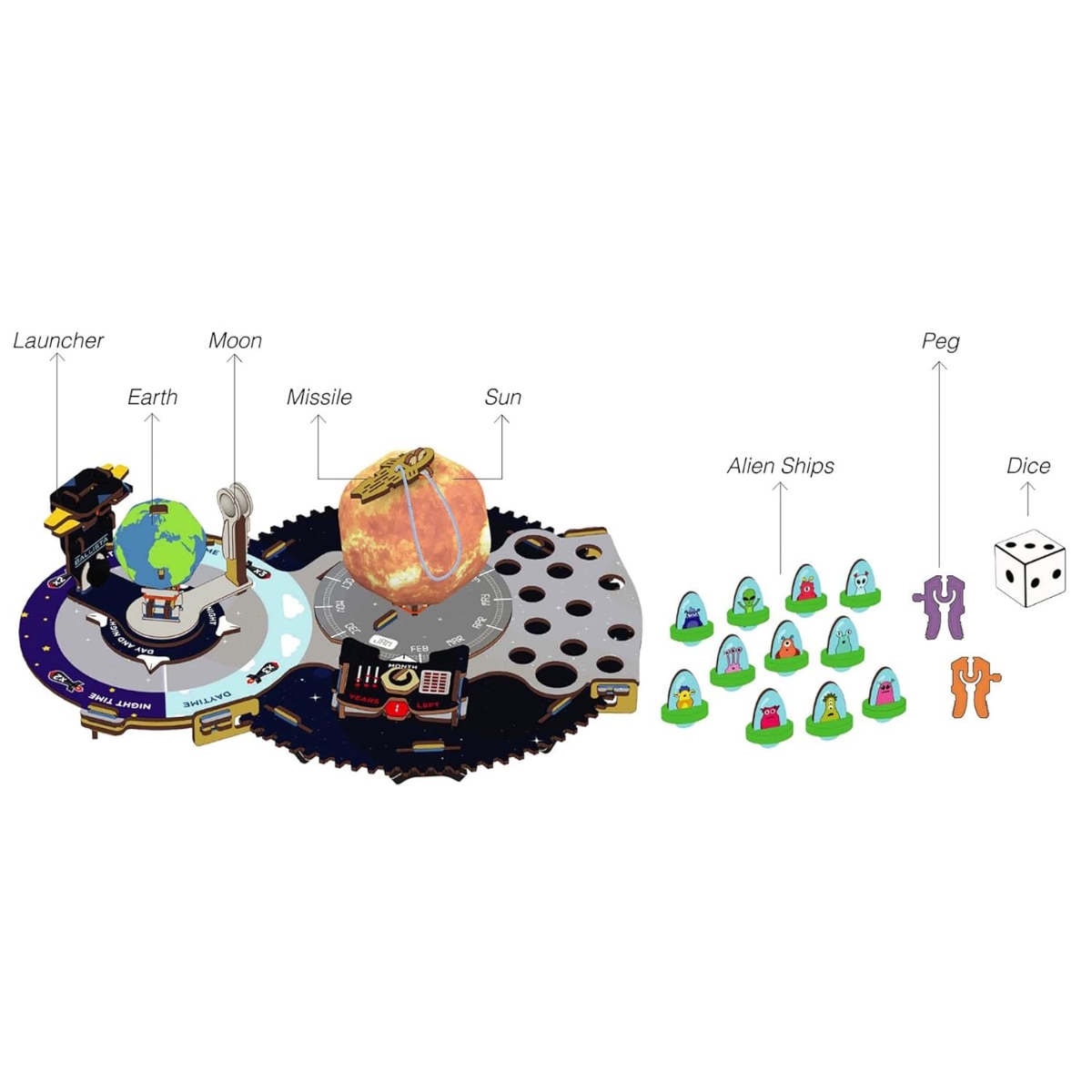 Smartivity Space Shooters Educational & Construction Based Activity Game Kit Unisex, 8-10 Years