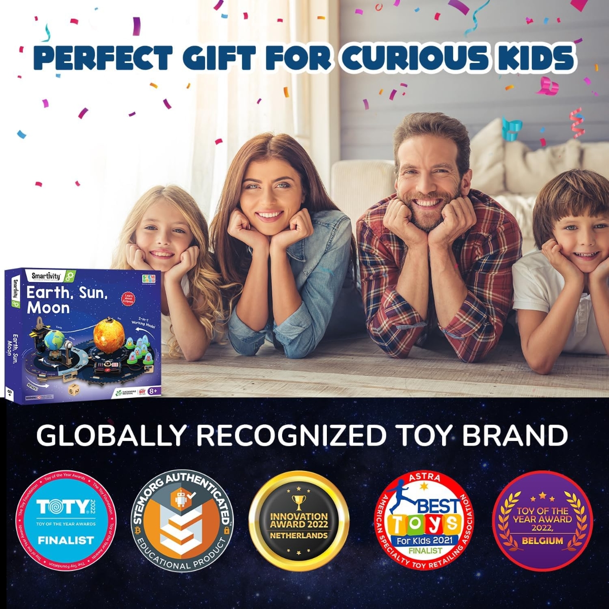 Smartivity Space Shooters Educational & Construction Based Activity Game Kit Unisex, 8-10 Years