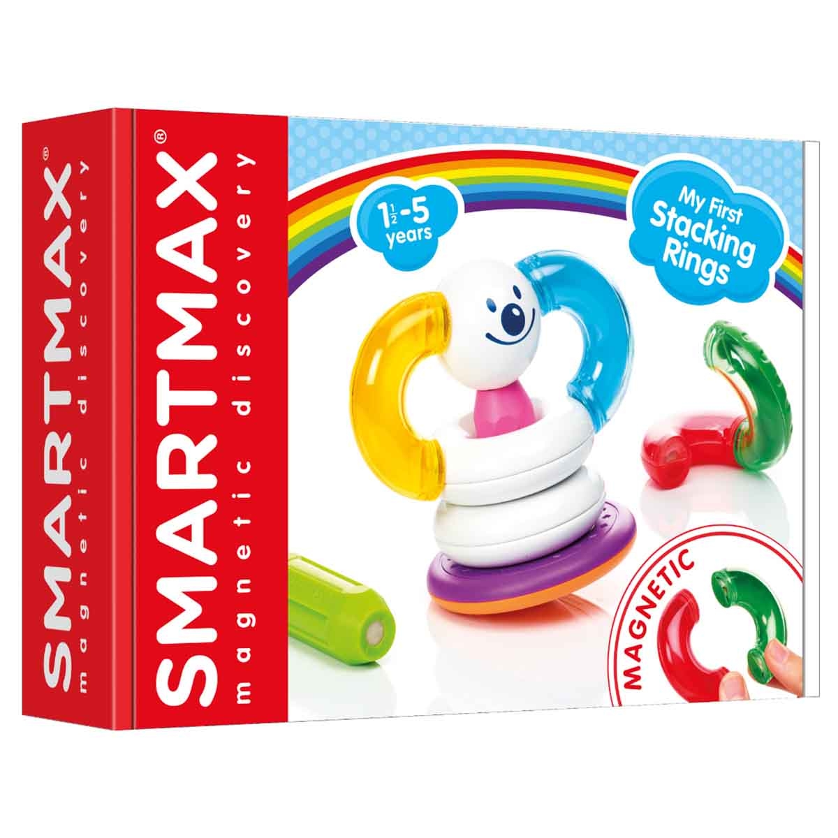 سمارت ماكس مجموعة الحلقات المتراكبة الأولى، للأطفال من عمر 0 إلى 2 سنة