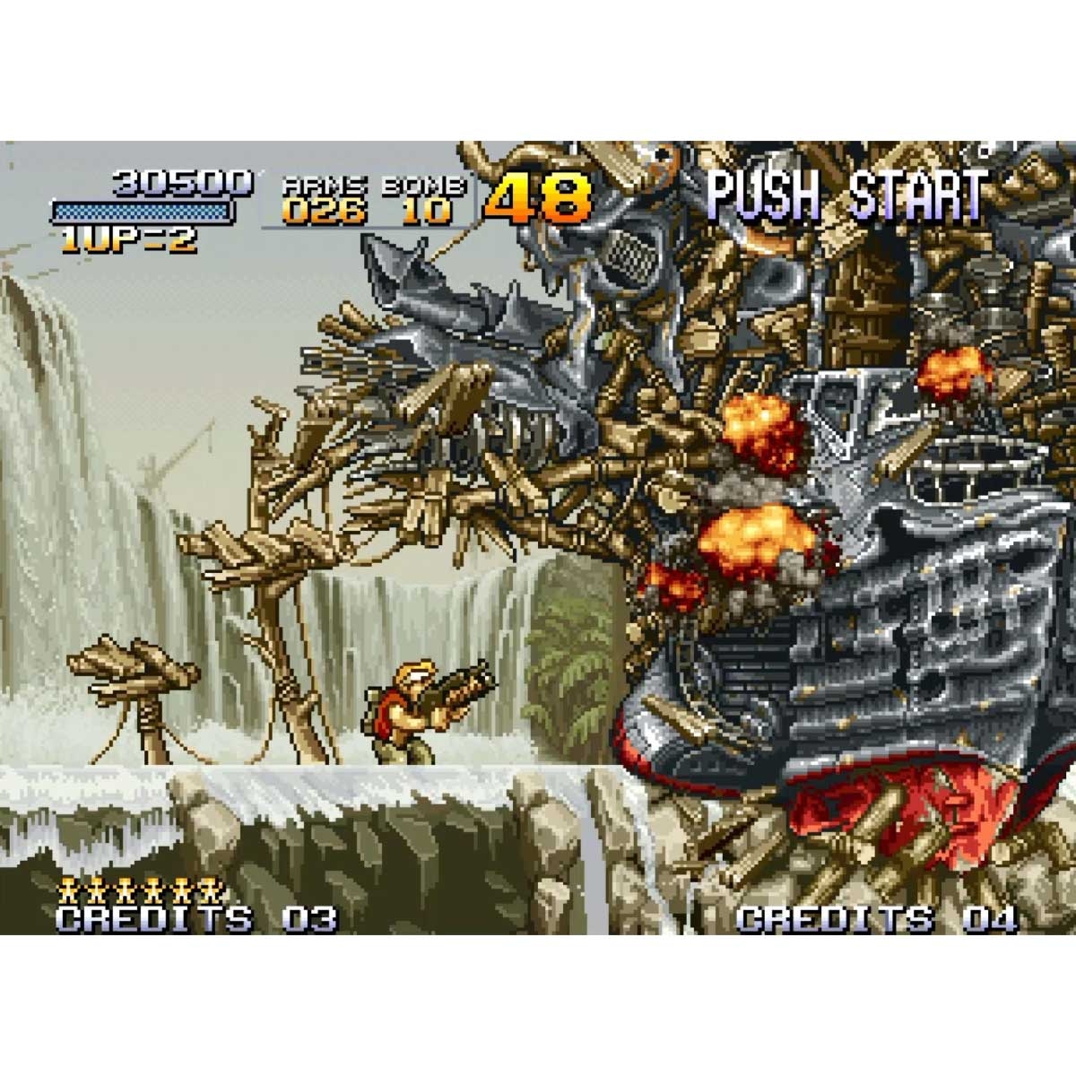 SNK Playmore Metal Slug Video Game for Neo Geo AES+