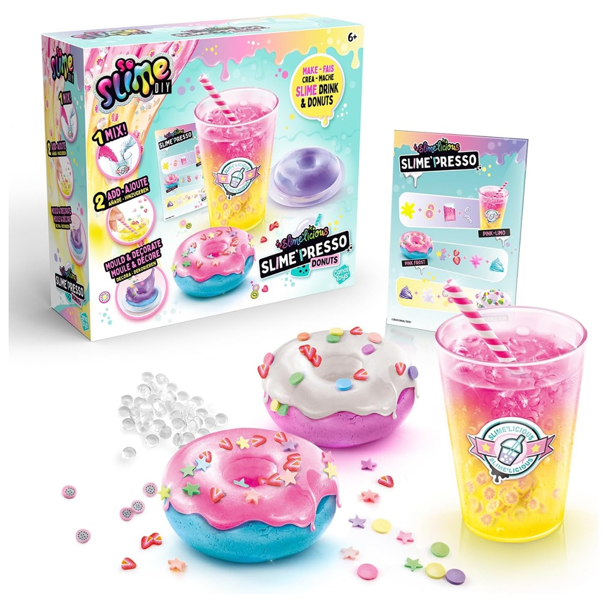 So Slime DIY Slime’Presso Donuts Playset Unisex, 5-7 Years