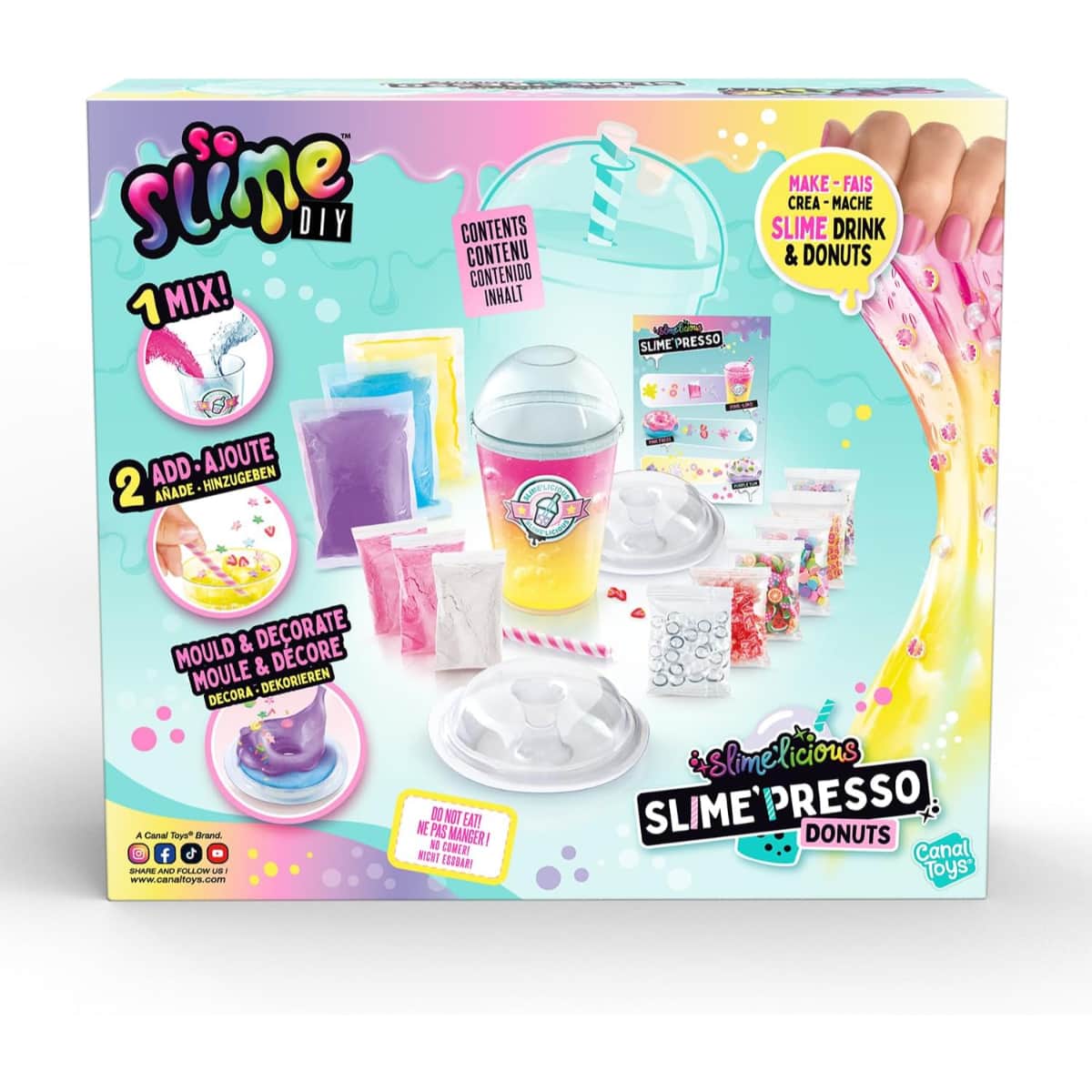 So Slime DIY Slime’Presso Donuts Playset Unisex, 5-7 Years