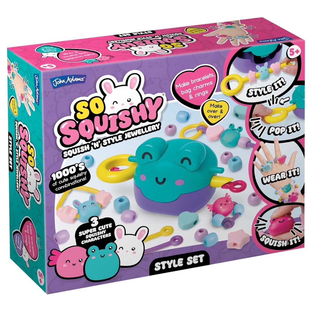 مجموعة صنع المجوهرات "سو سكويشي ستايل" للبنات، من 5 إلى 7 سنوات