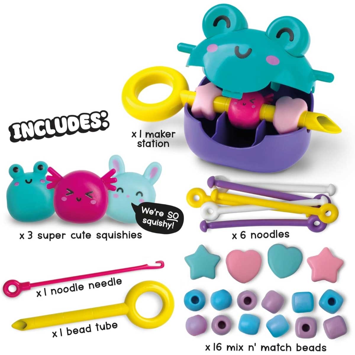 مجموعة صنع المجوهرات "سو سكويشي ستايل" للبنات، من 5 إلى 7 سنوات