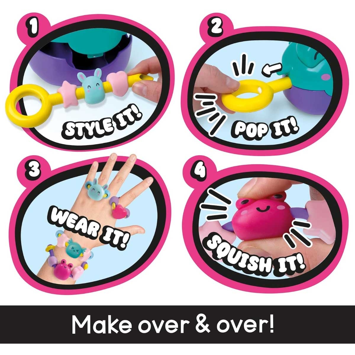 مجموعة صنع المجوهرات "سو سكويشي ستايل" للبنات، من 5 إلى 7 سنوات