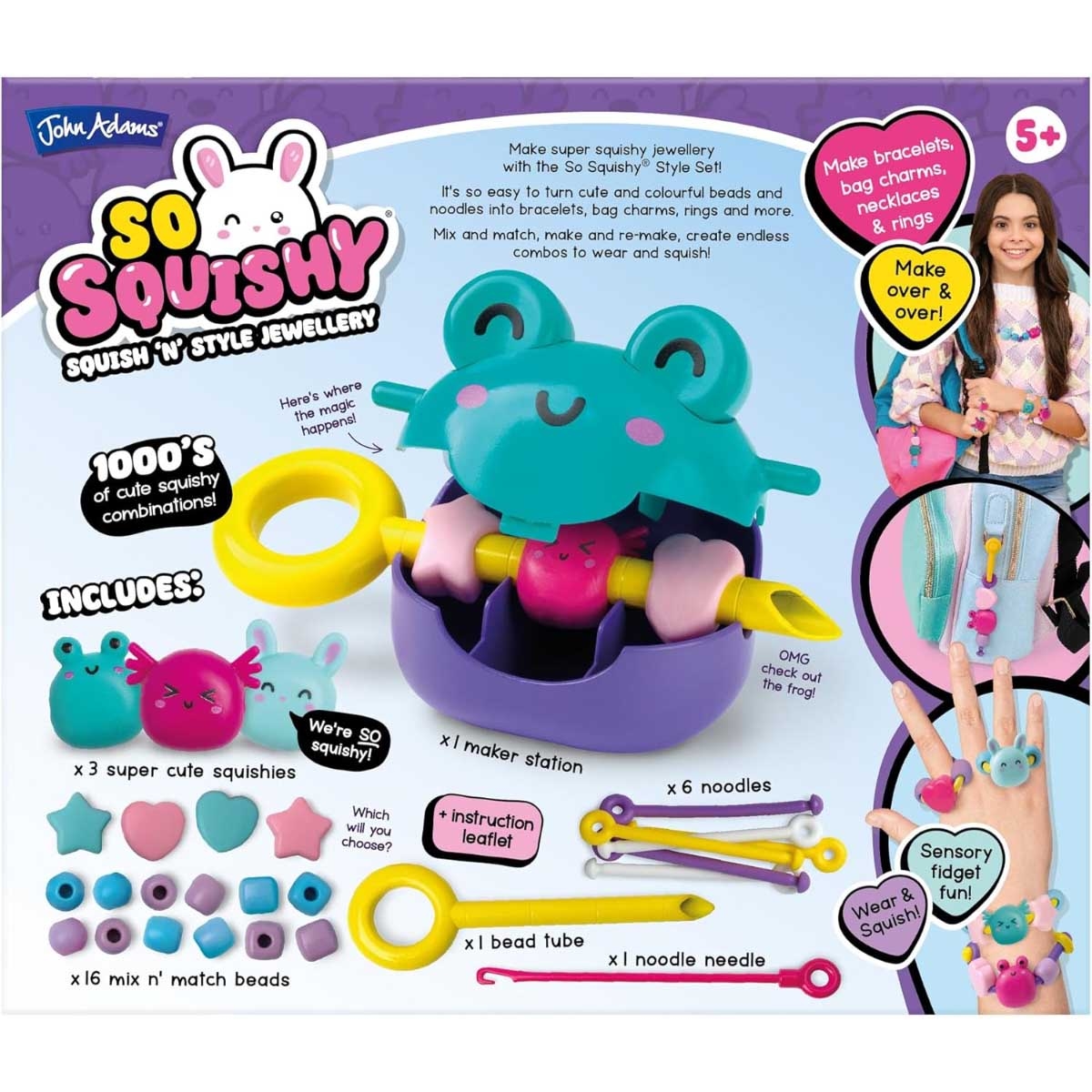 مجموعة صنع المجوهرات "سو سكويشي ستايل" للبنات، من 5 إلى 7 سنوات