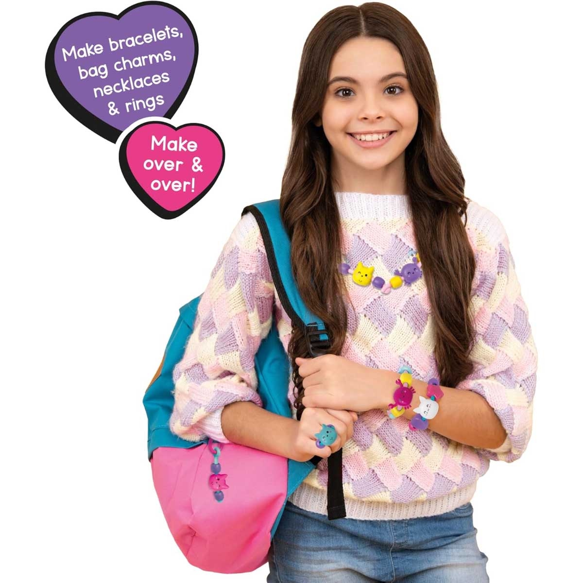 مجموعة صنع المجوهرات "سو سكويشي ستايل ستيشن" للبنات، من 5 إلى 7 سنوات