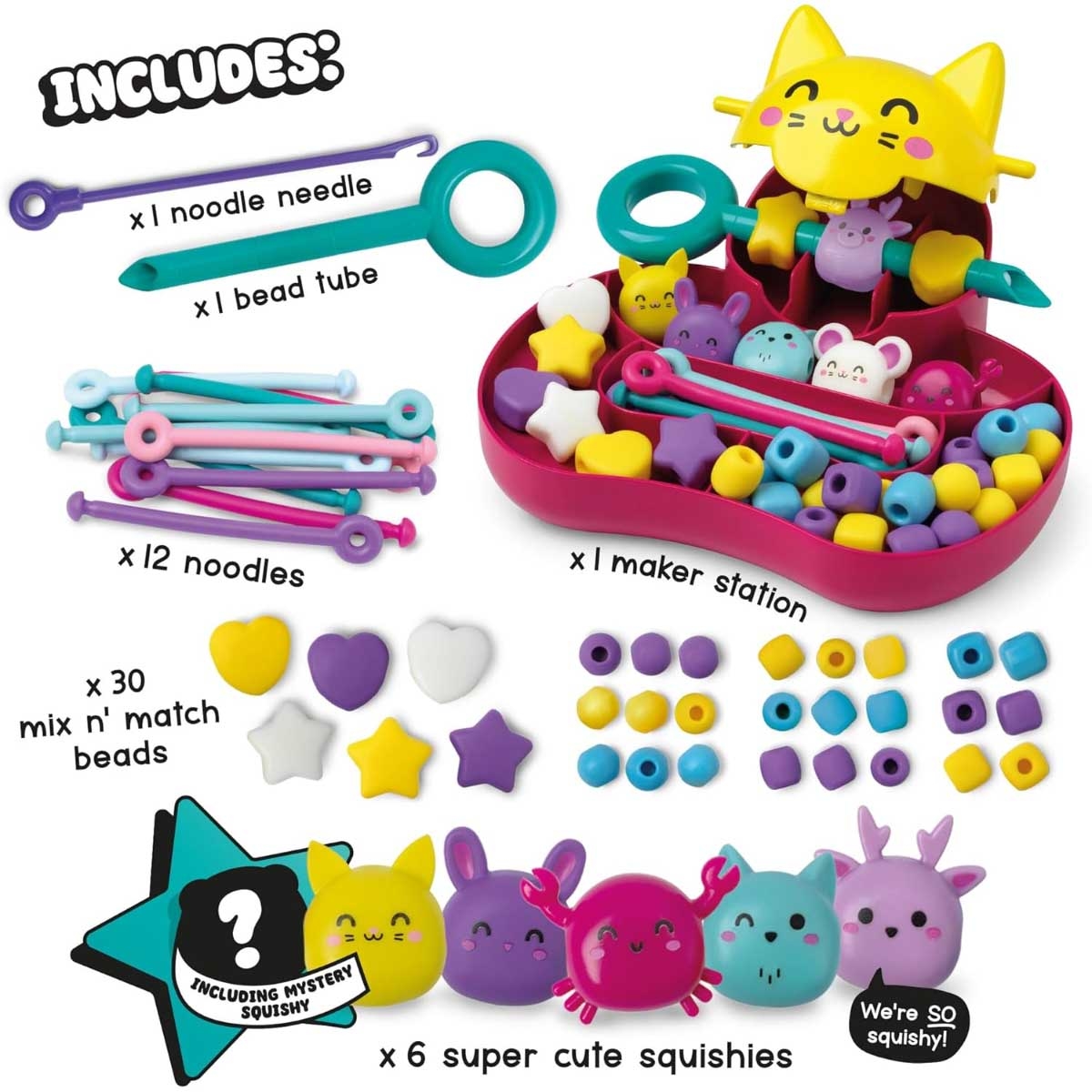 مجموعة صنع المجوهرات "سو سكويشي ستايل ستيشن" للبنات، من 5 إلى 7 سنوات
