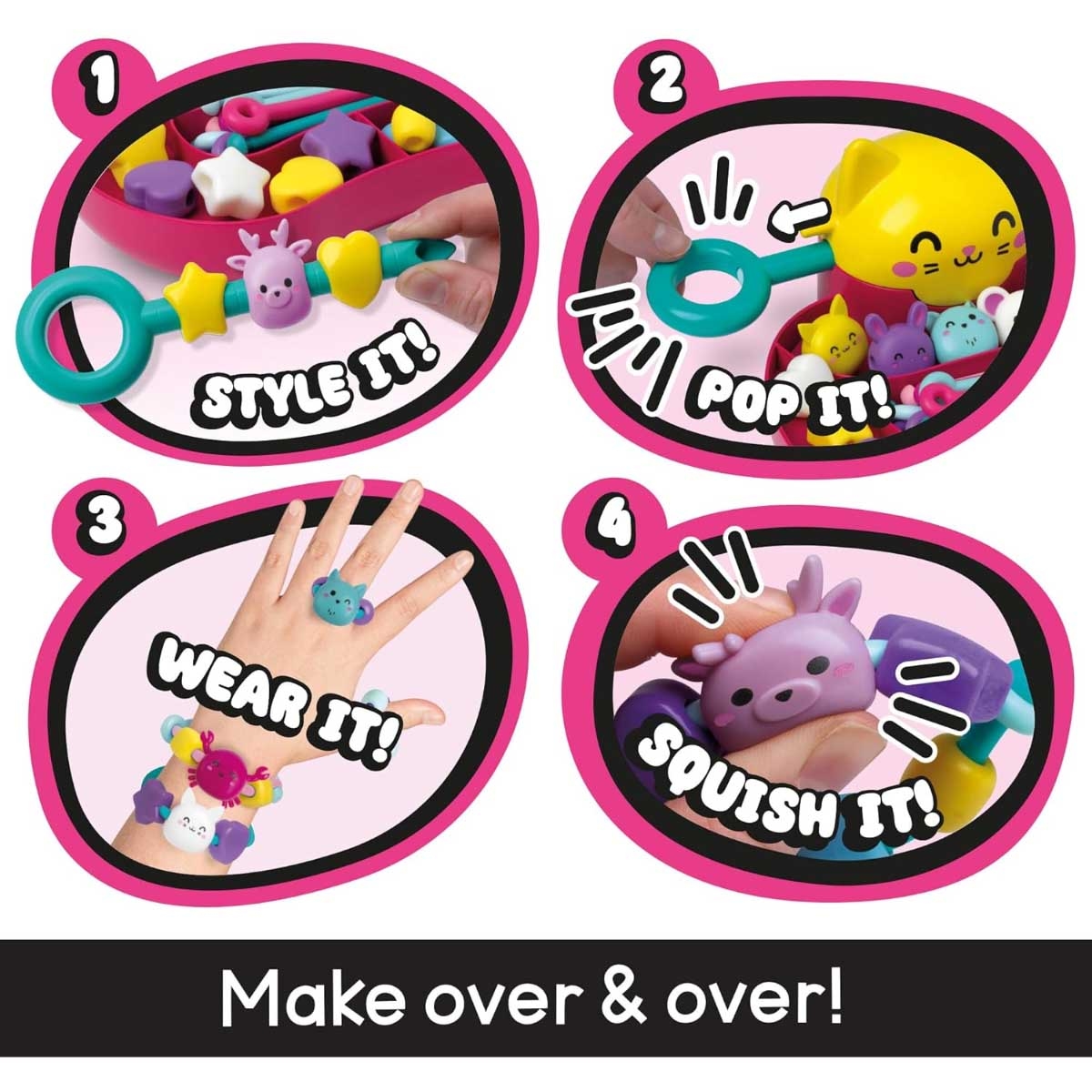 مجموعة صنع المجوهرات "سو سكويشي ستايل ستيشن" للبنات، من 5 إلى 7 سنوات