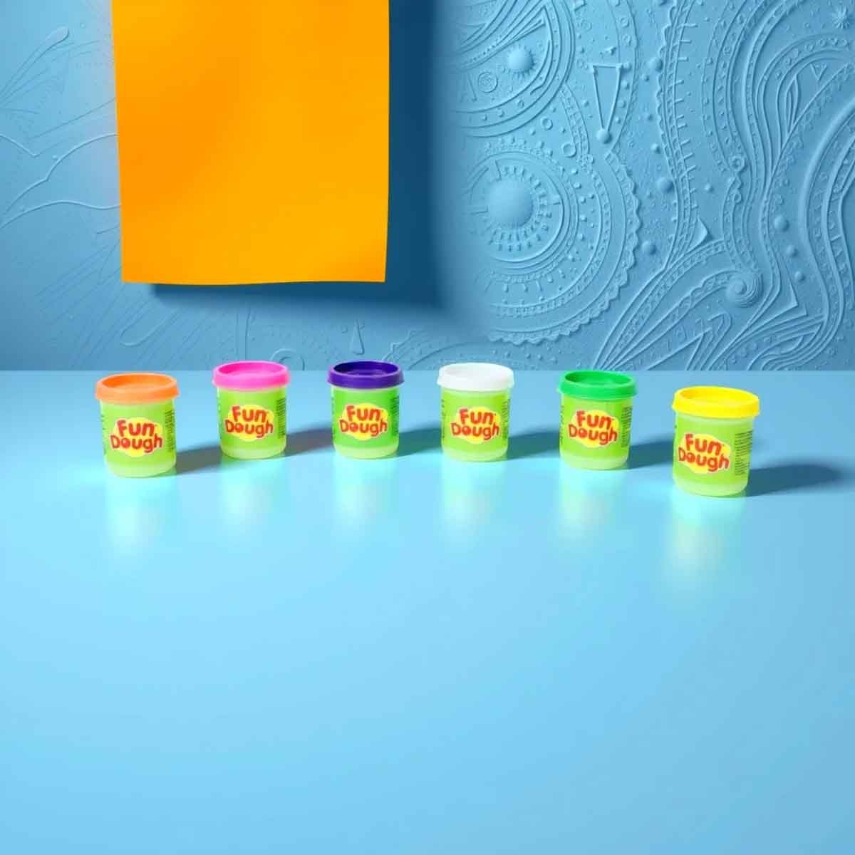 سوف دو مجموعة عجين سوبر عدد 6 للأولاد والبنات عمر 3-4 سنوات