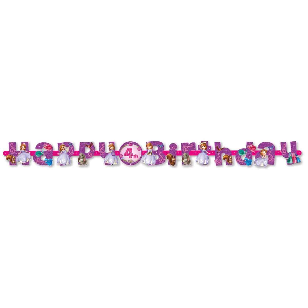 Disney Sofia The First Add-An-Age Letter Banner