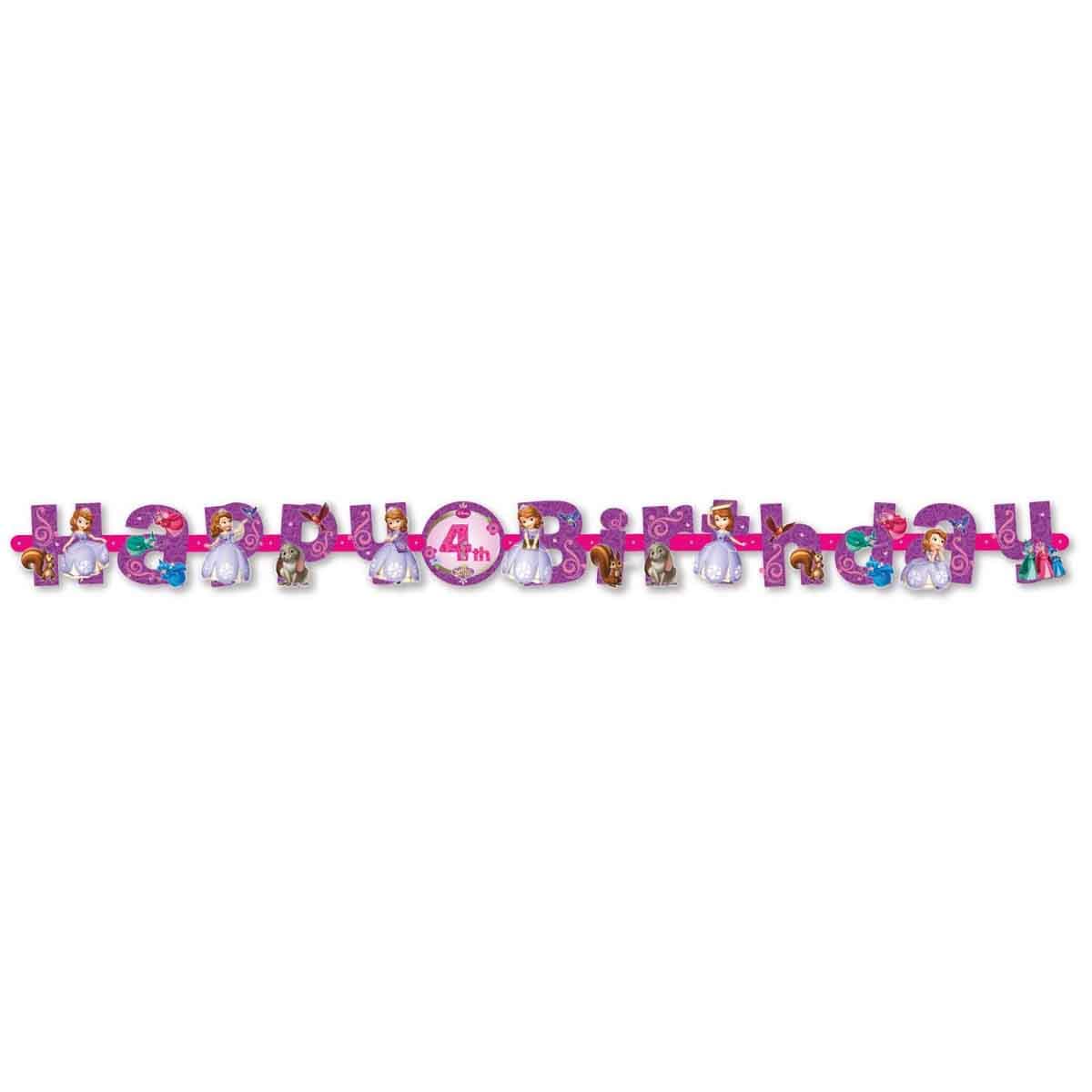 Disney Sofia The First Add-An-Age Letter Banner