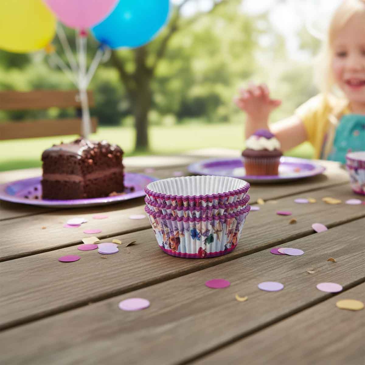 Disney Sofia The First 24-Piece Foil Cake Cases Set