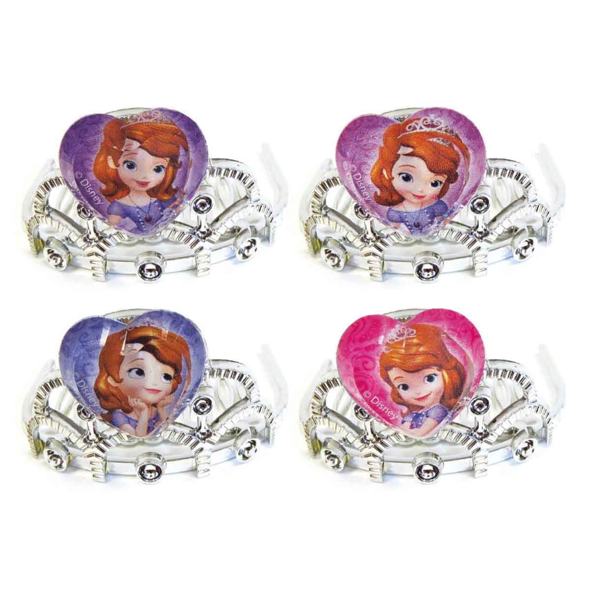 Disney Sofia The First 4-Piece Mini Tiaras Set
