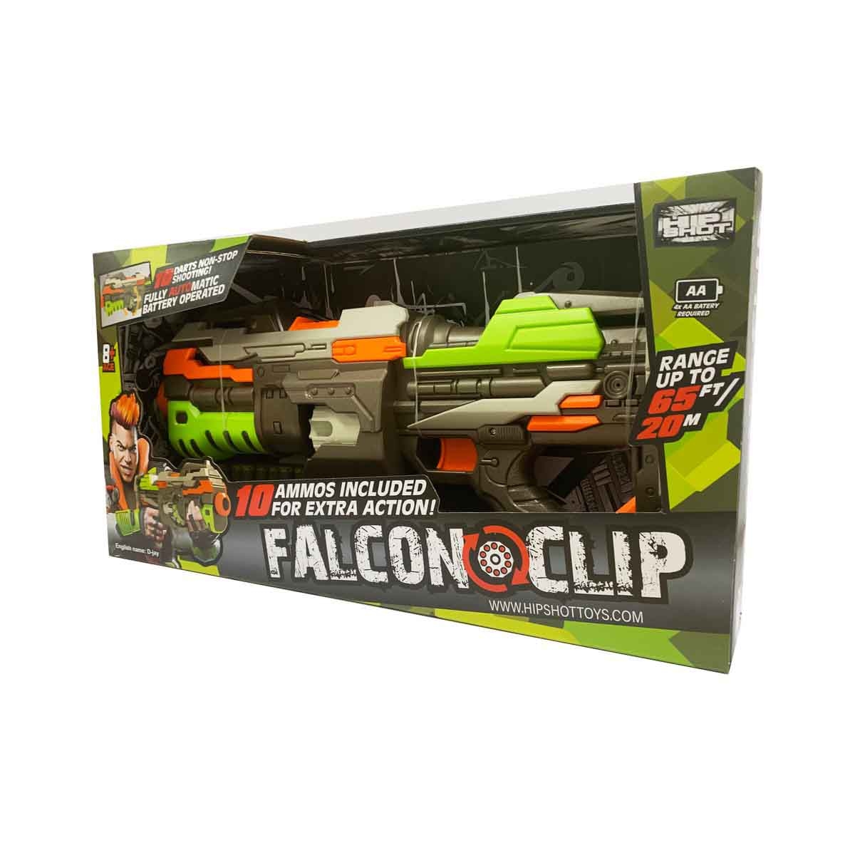 هيب شوت لعبة قاذف إسفنجي موديل FJ8033 للجنسين، عمر 8-10 سنوات