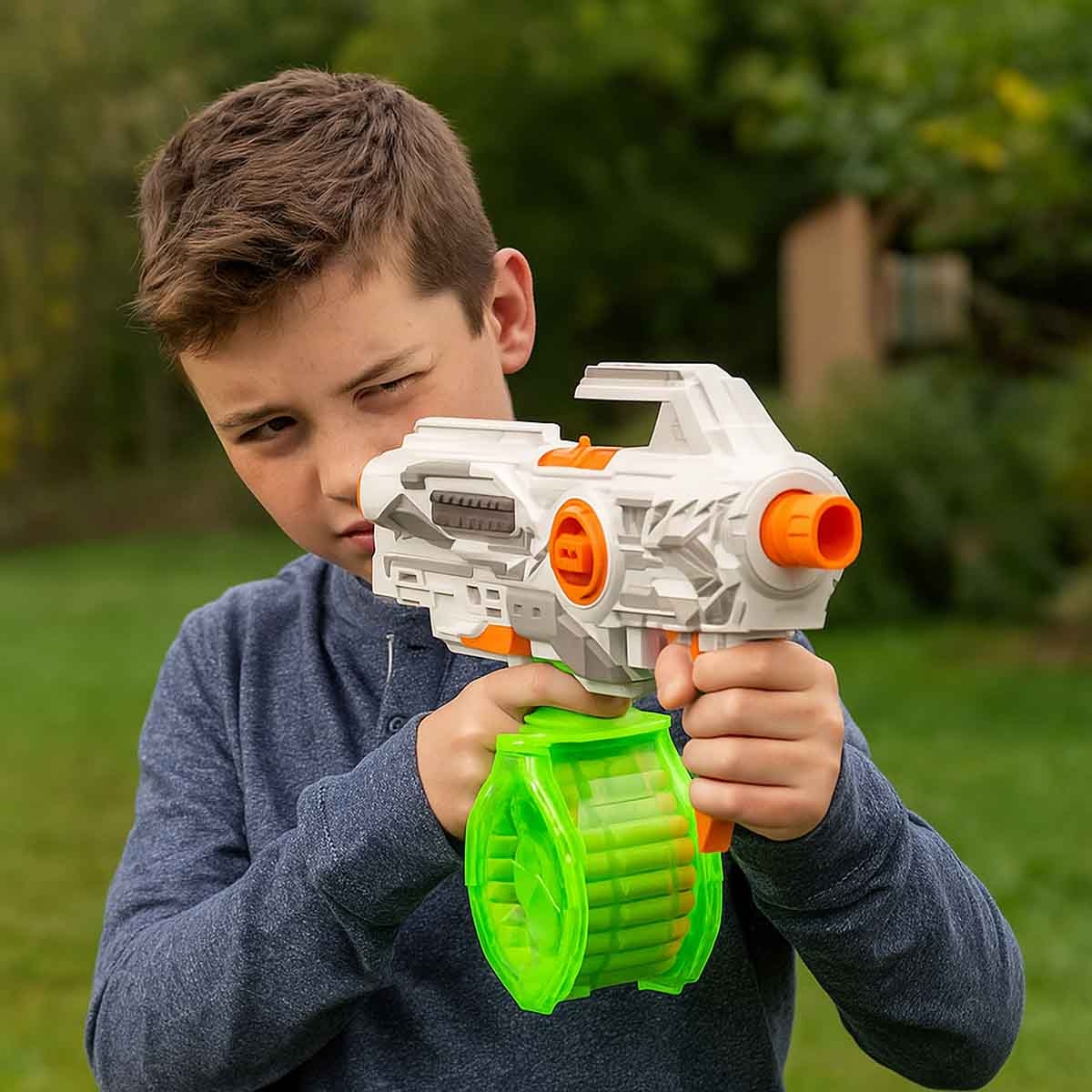 Hip Shot FJ9011 Soft Bullet Gun Toy Boys, 8-10 Years