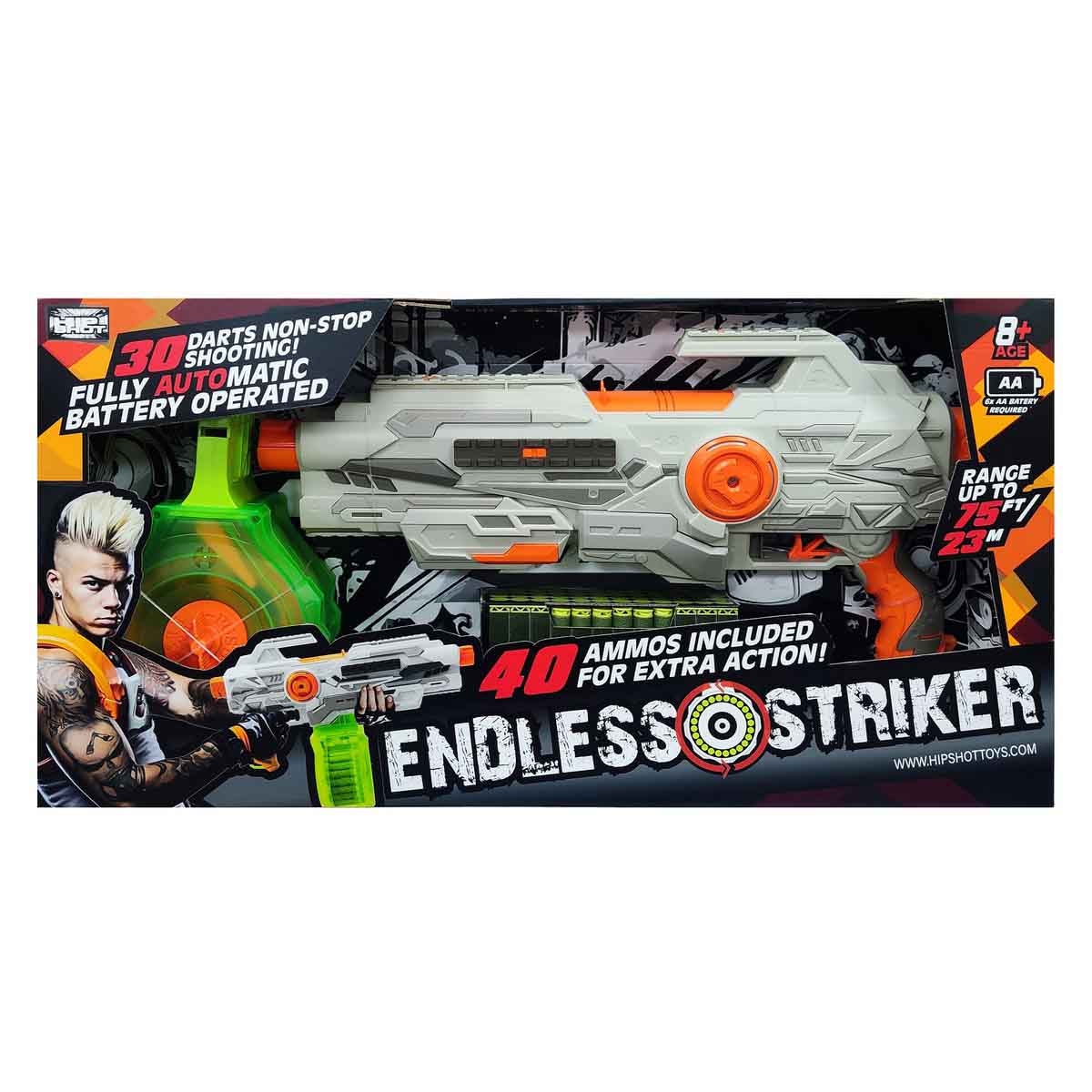 Hip Shot FJ9011 Soft Bullet Gun Toy Boys, 8-10 Years