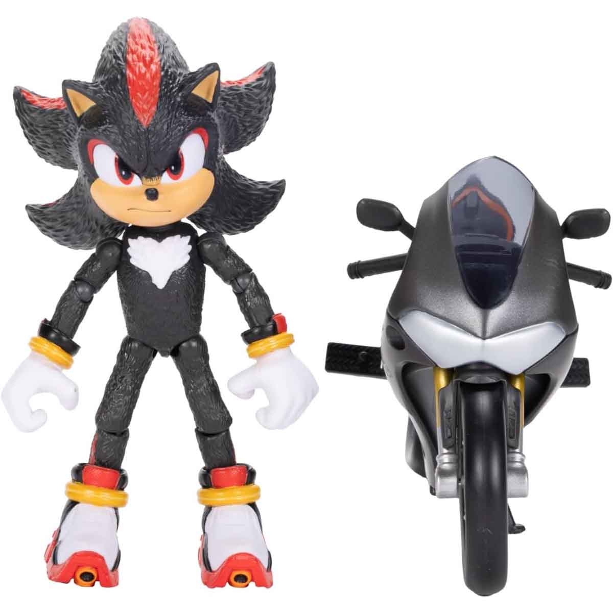 Sonic 3 Movie 5" Action Figure & Motorcycle Playset Unisex, 3-4 Years