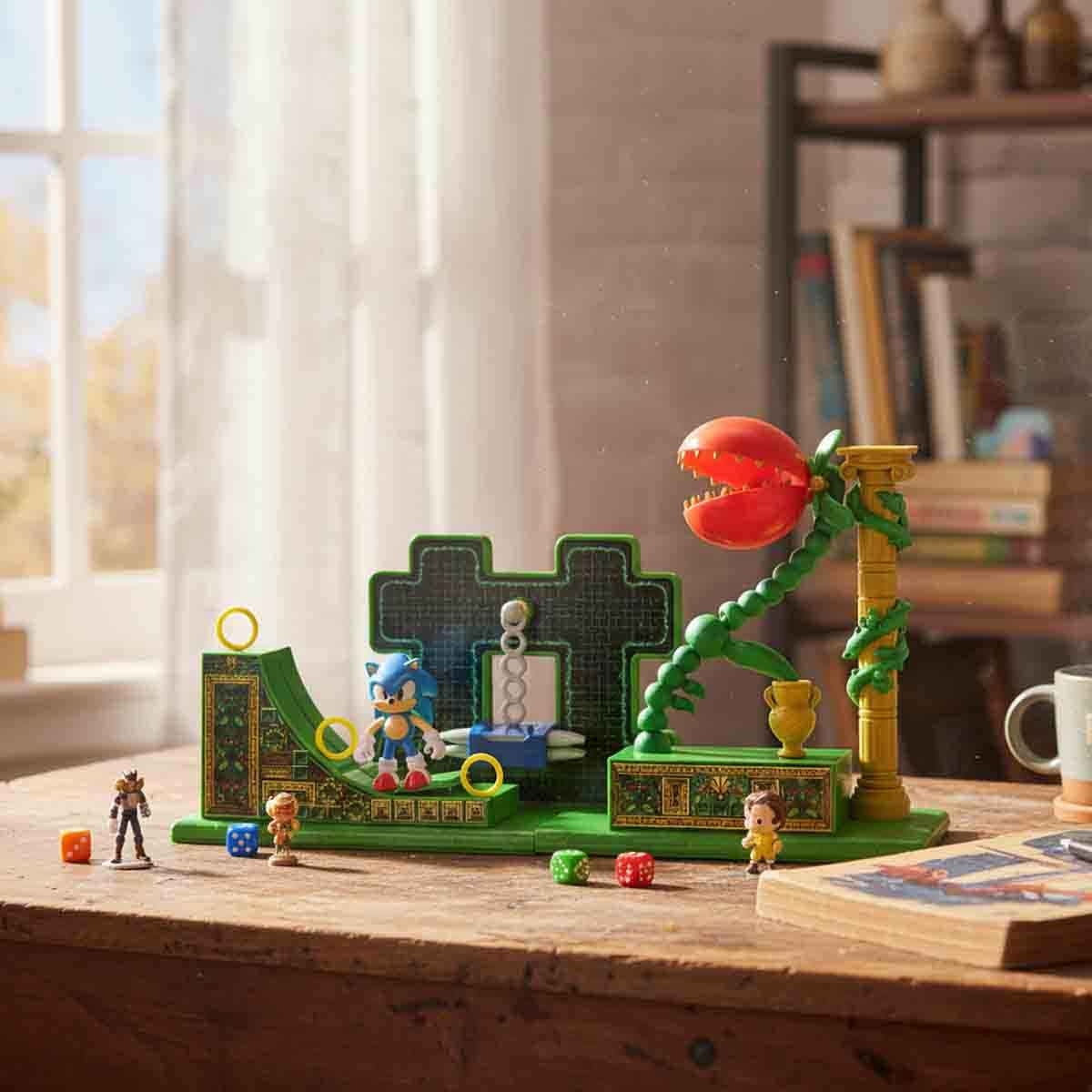 Sonic 2.5" Stardust Speedway Playset Unisex, 3-4 Years