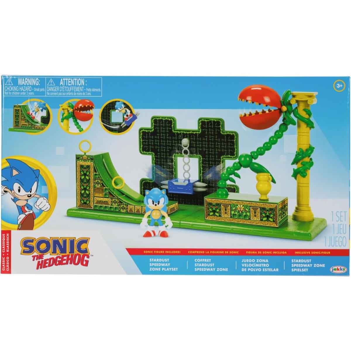 Sonic 2.5" Stardust Speedway Playset Unisex, 3-4 Years