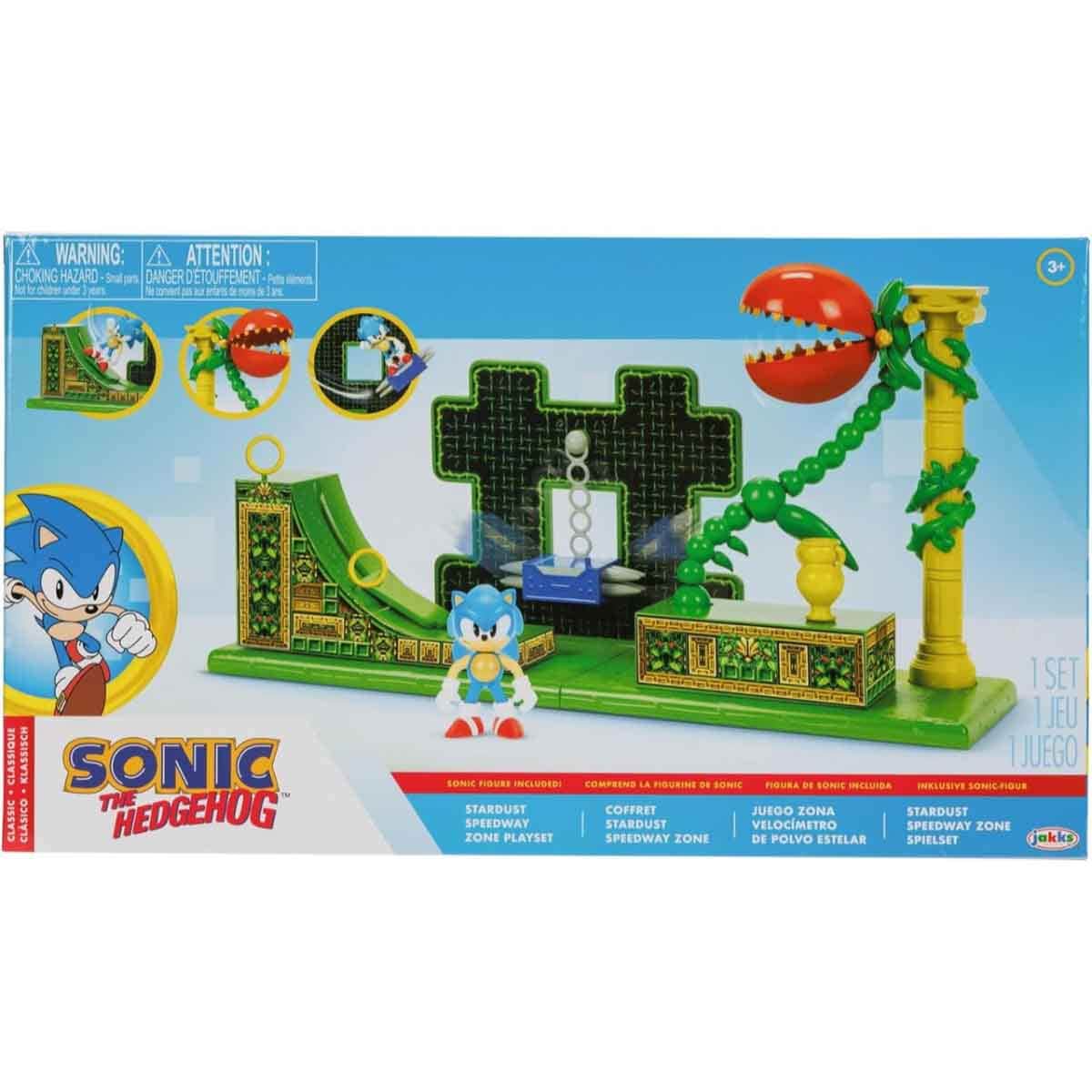 Sonic 2.5" Stardust Speedway Playset Unisex, 3-4 Years