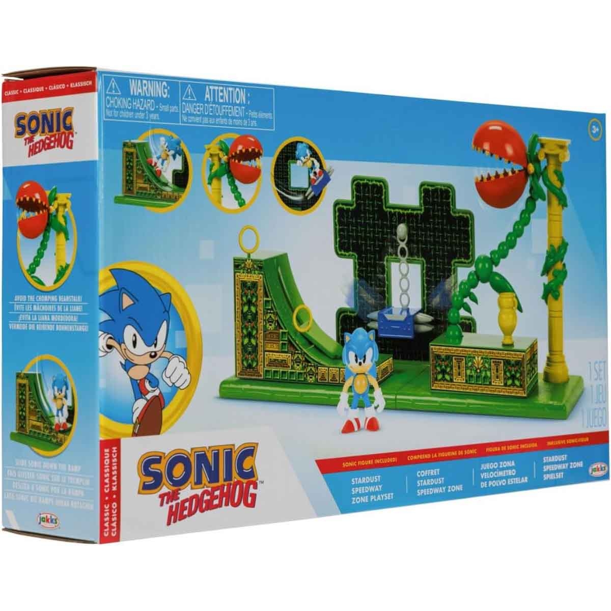 Sonic 2.5" Stardust Speedway Playset Unisex, 3-4 Years