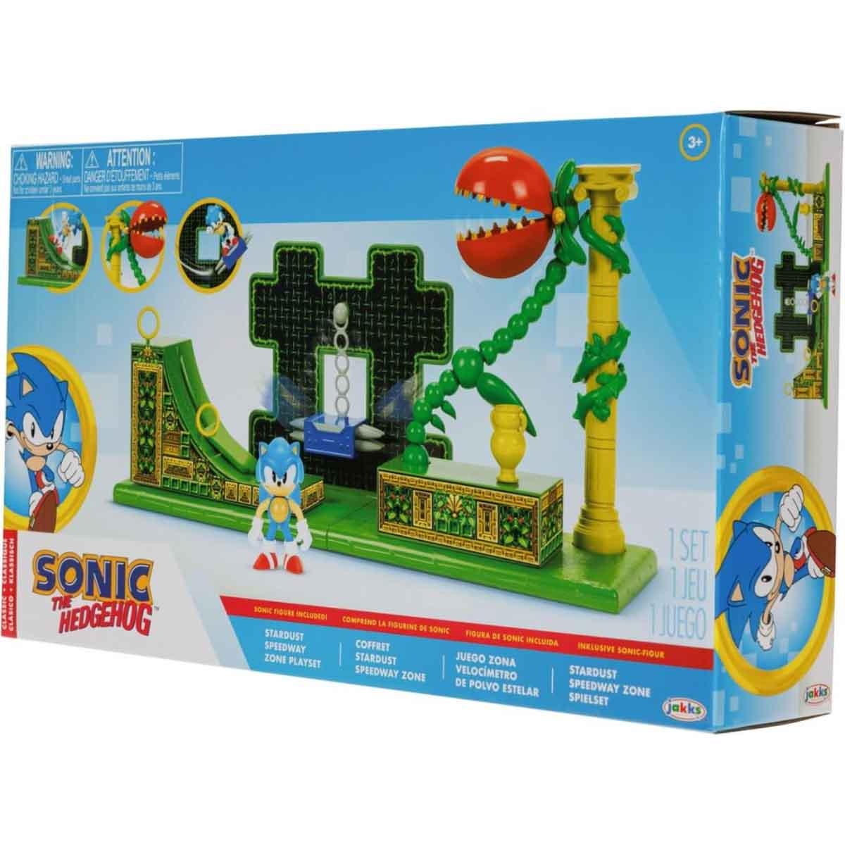Sonic 2.5" Stardust Speedway Playset Unisex, 3-4 Years