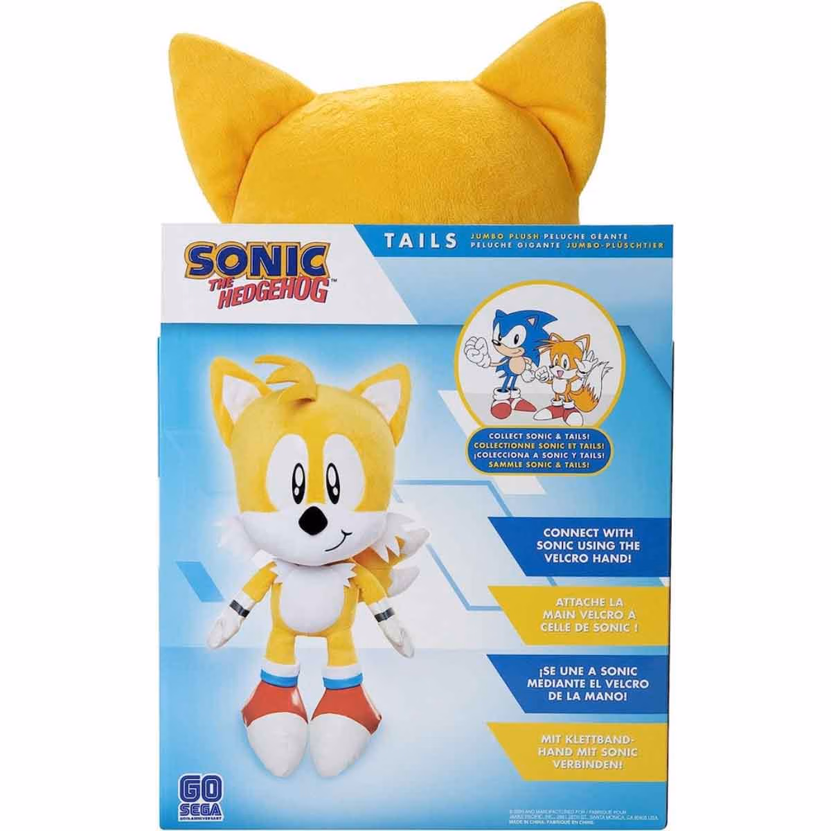 Sonic 20" Hedgehog Assorted Plush Toy Unisex, 3-4 Years