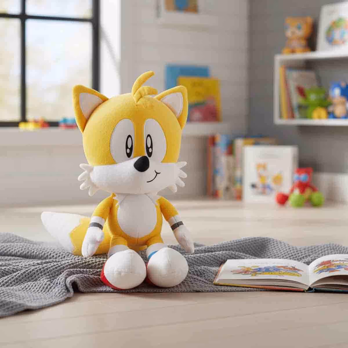 Sonic 20" Jumbo Tails Plush Toy Unisex, 3-4 Years
