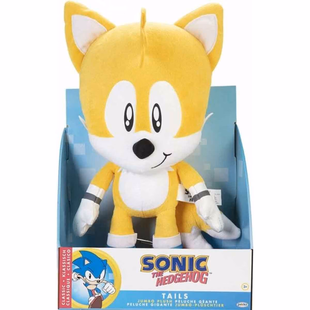 Sonic 20" Jumbo Tails Plush Toy Unisex, 3-4 Years