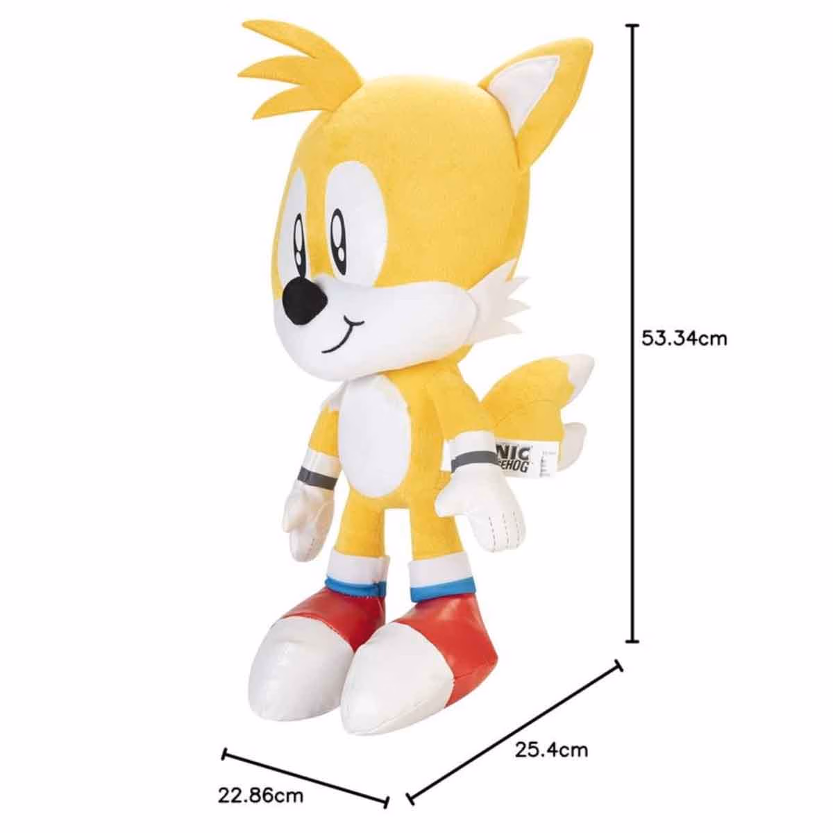 Sonic 20" Jumbo Tails Plush Toy Unisex, 3-4 Years