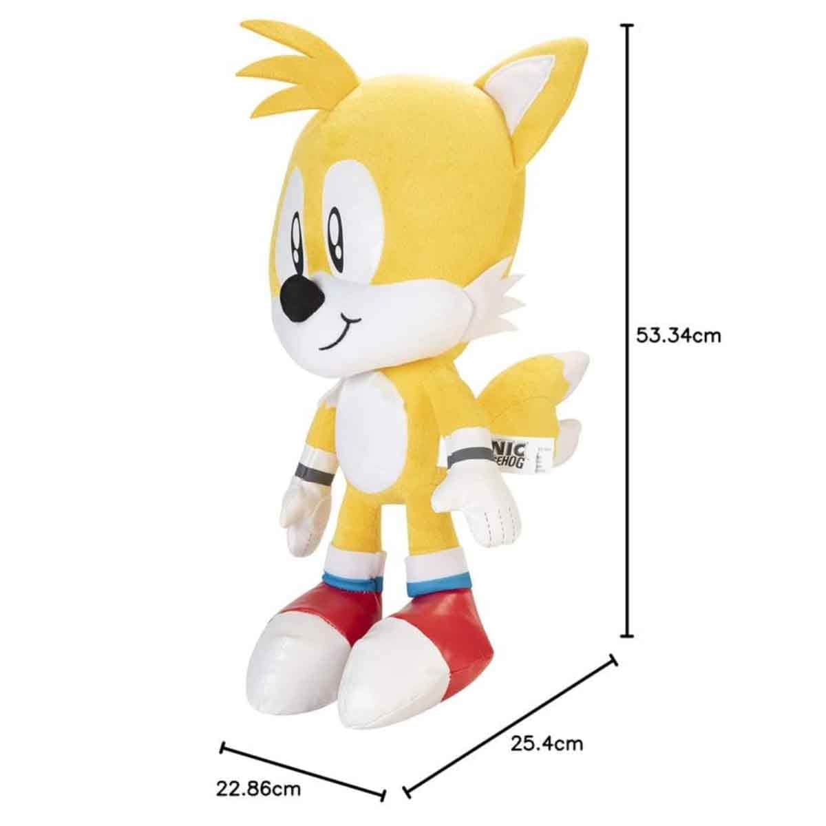 Sonic 20" Jumbo Tails Plush Toy Unisex, 3-4 Years