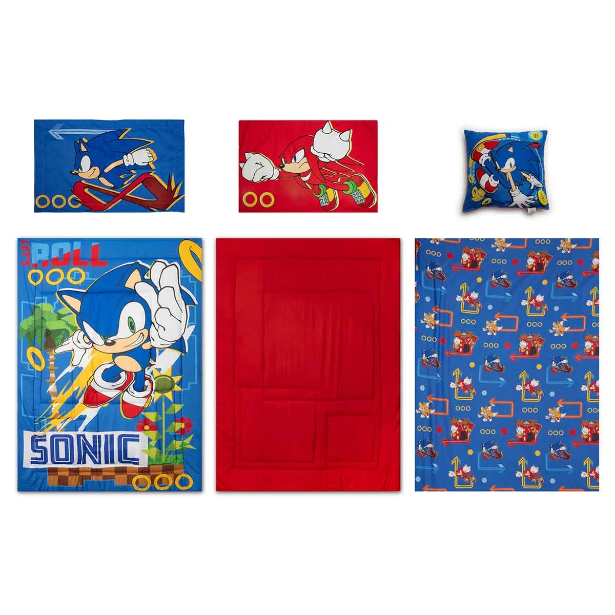 Sonic 5-Piece BnB Brushed Microfiber with Polyester Shell Comforter Set