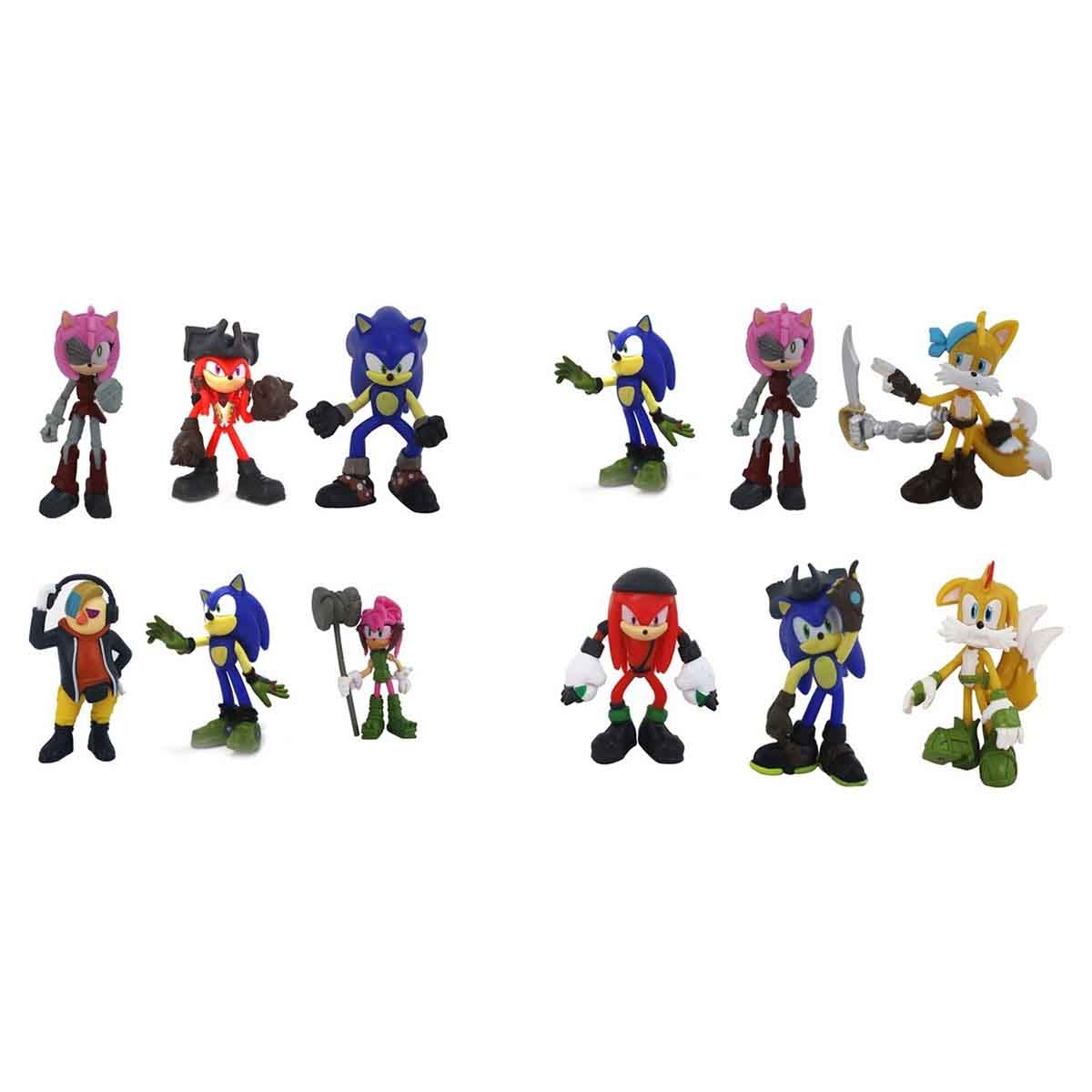 سونيك مجموعة شخصيات أكشن 3 في 1 منوعة للجنسين، عمر 3-4 سنوات