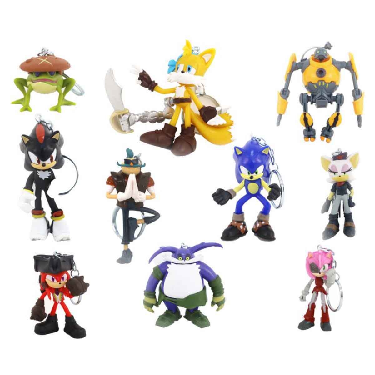 Sonic 2.5" Assorted Figure Key Chain Unisex, 5-7 Years