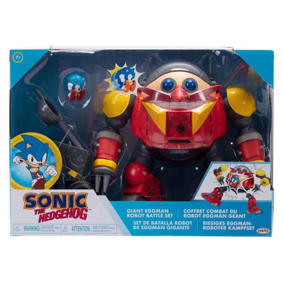 Sonic Giant Eggman Robot Battle Playset Unisex, 8-10 Years