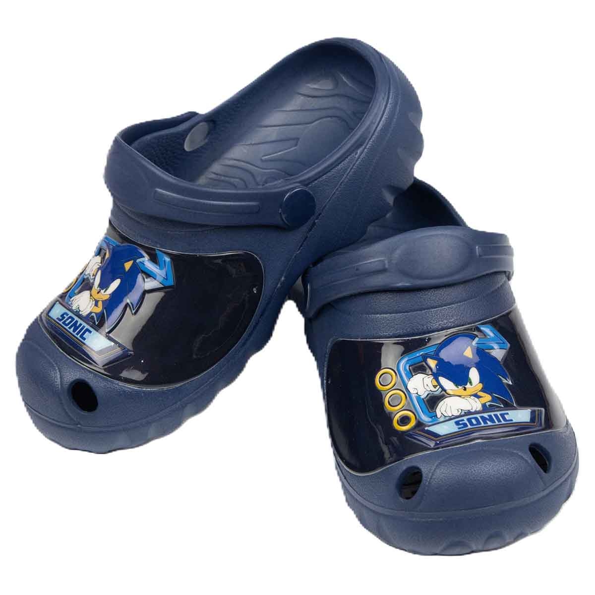 Sonic EU Black Lightweight & Comfortable Slip-On Sandals Kids Klogs Boys