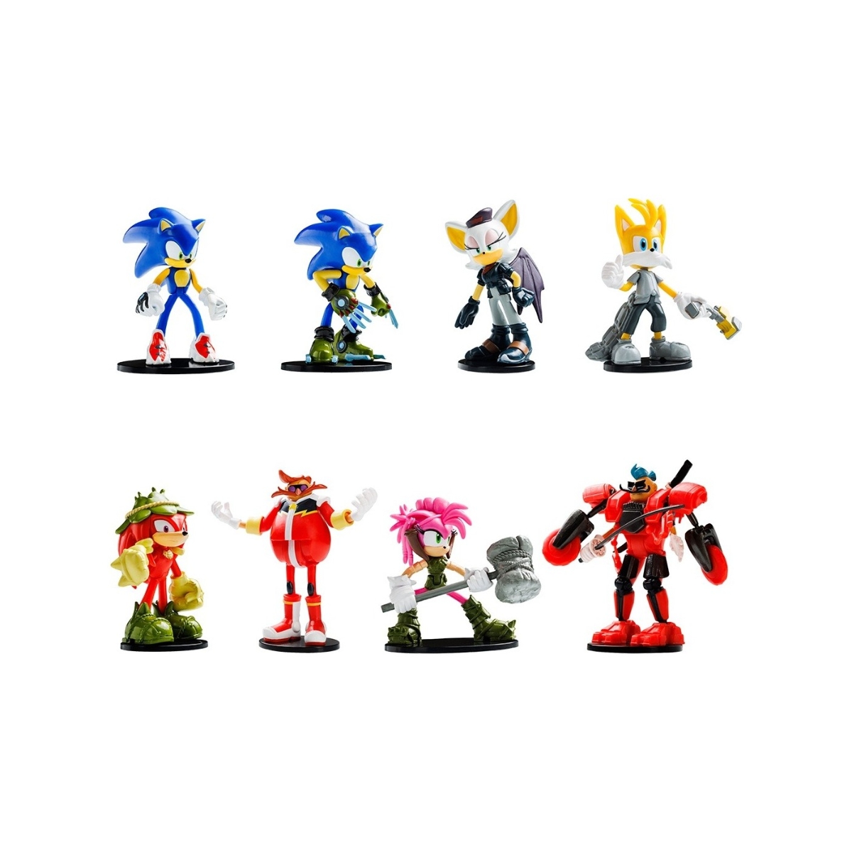 Sonic Prime Assorted Articulated Action Figures Unisex, 3-4 Years, Pack of 8