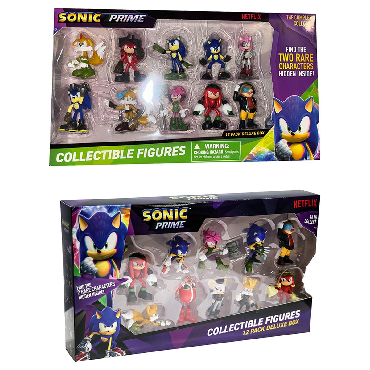 Sonic Prime Deluxe Assorted Action Figures Unisex, 3-4 Years, Pack of 12