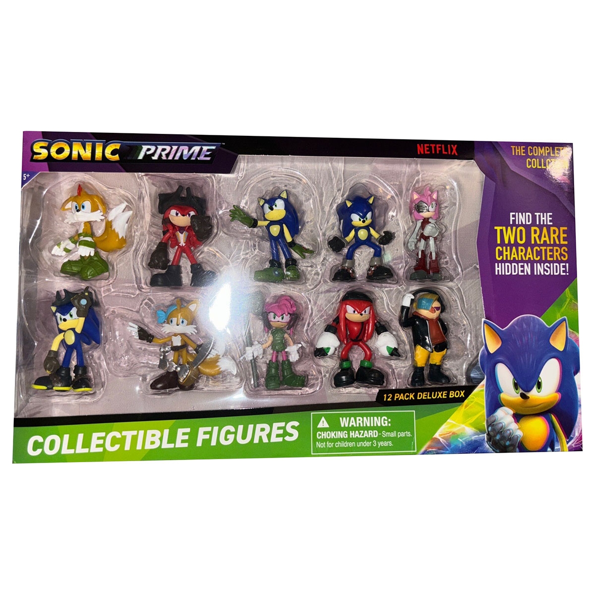 سونيك برايم مجموعة فيقرز أكشن فاخرة متنوعة للجنسين، 3-4 سنوات، مجموعة من 12