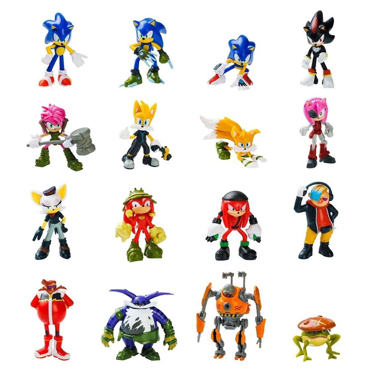 سونيك برايم مجموعة فيقرز أكشن فاخرة متنوعة للجنسين، 3-4 سنوات، مجموعة من 12