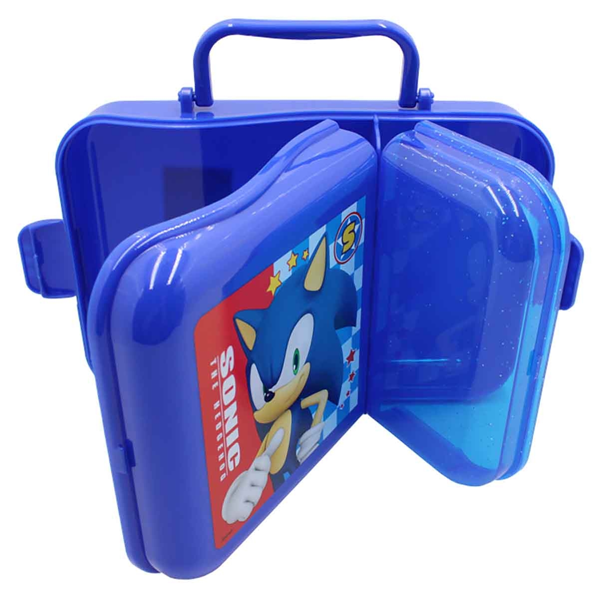Sonic the Hedgehog 2-Compartment Leakproof & Easy to Use Bento Lunch Box