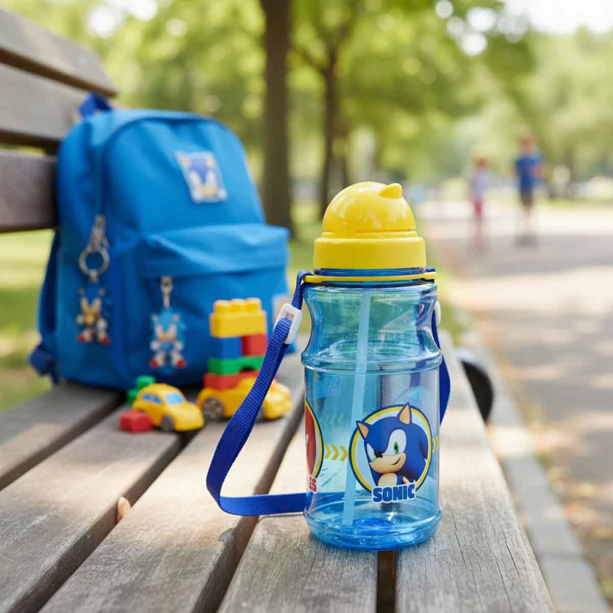 Sonic Transparent School-Friendly Water Bottle