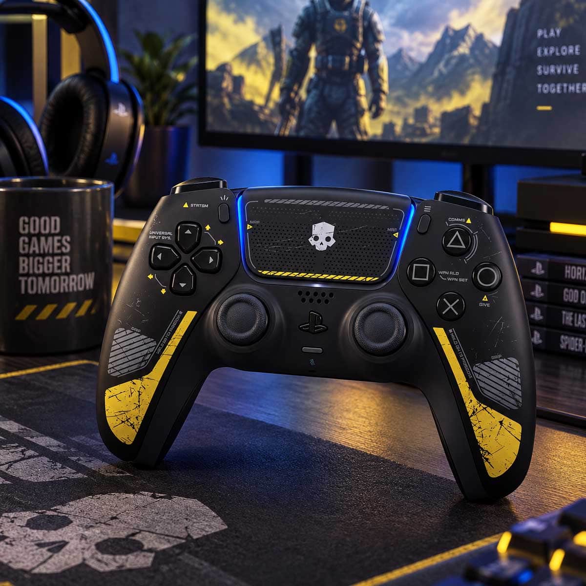 سوني دوال سينس هيل دايفرز 2 يد تحكم إصدار محدود لجهاز PS5